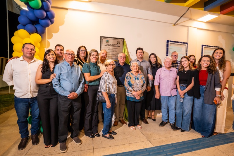 ​Prefeito da Prata Genivaldo Tembório inaugura nova Creche Dona Carminha Nunes