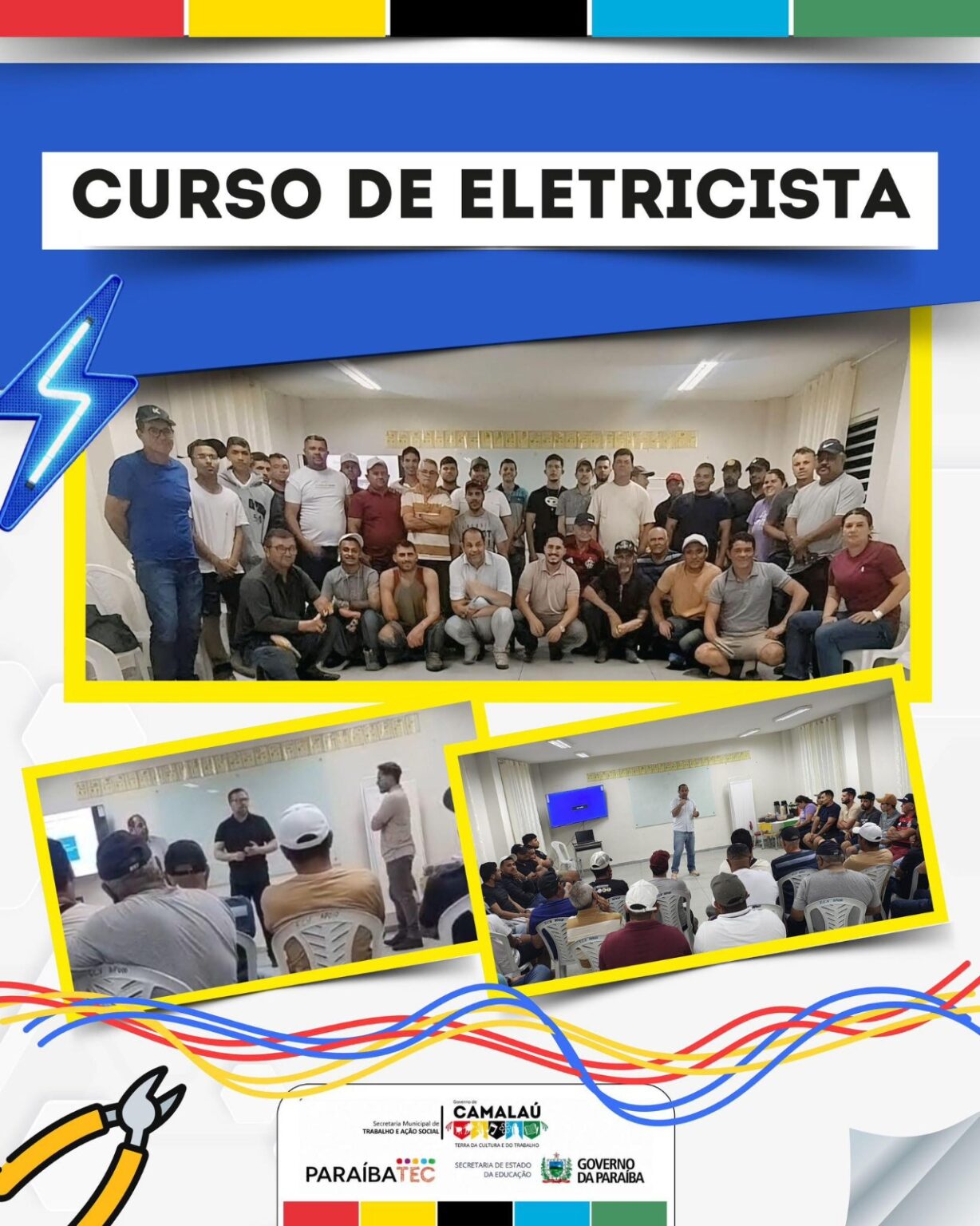 Curso de Eletricista é iniciado com grande participação da população em Camalaú