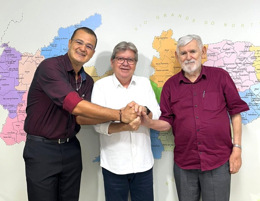 Luiz Couto e João Azevêdo selam aliança para 2026 e reforçam apoio à gestão Lucas Ribeiro