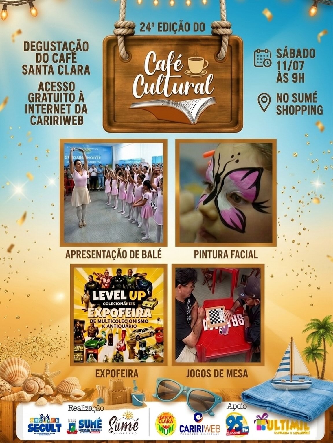 Café Cultural chega à 24ª edição com programação especial neste sábado em Sumé