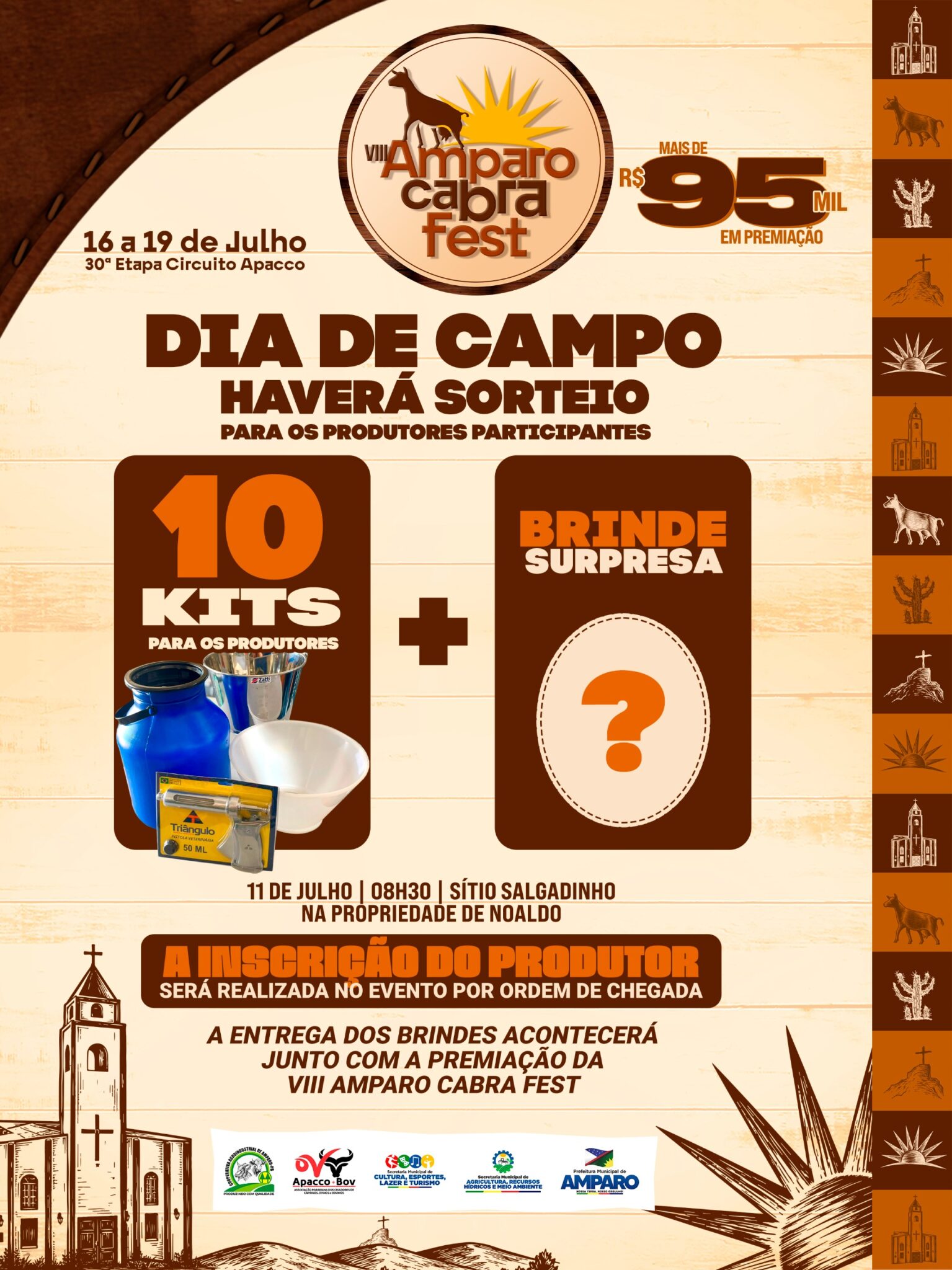 VIII Amparo Cabra Fest realiza Dia de Campo com capacitações, troca de experiências e sorteio para produtores