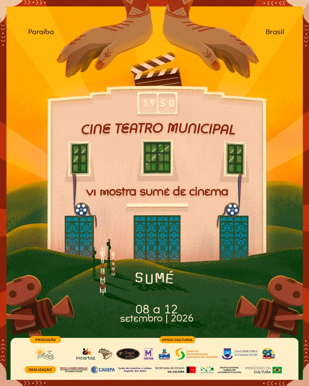 VI Mostra Sumé de Cinema celebra a sétima arte e resgata a memória do Cine Teatro Municipal