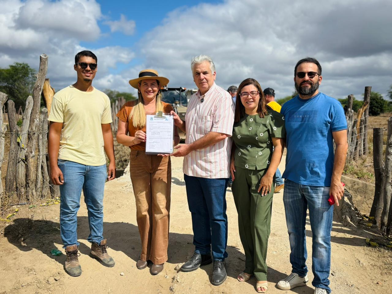 Já iniciou: Prefeita de Monteiro assina ordem de serviço para construção da ponte do Sítio Mulungu