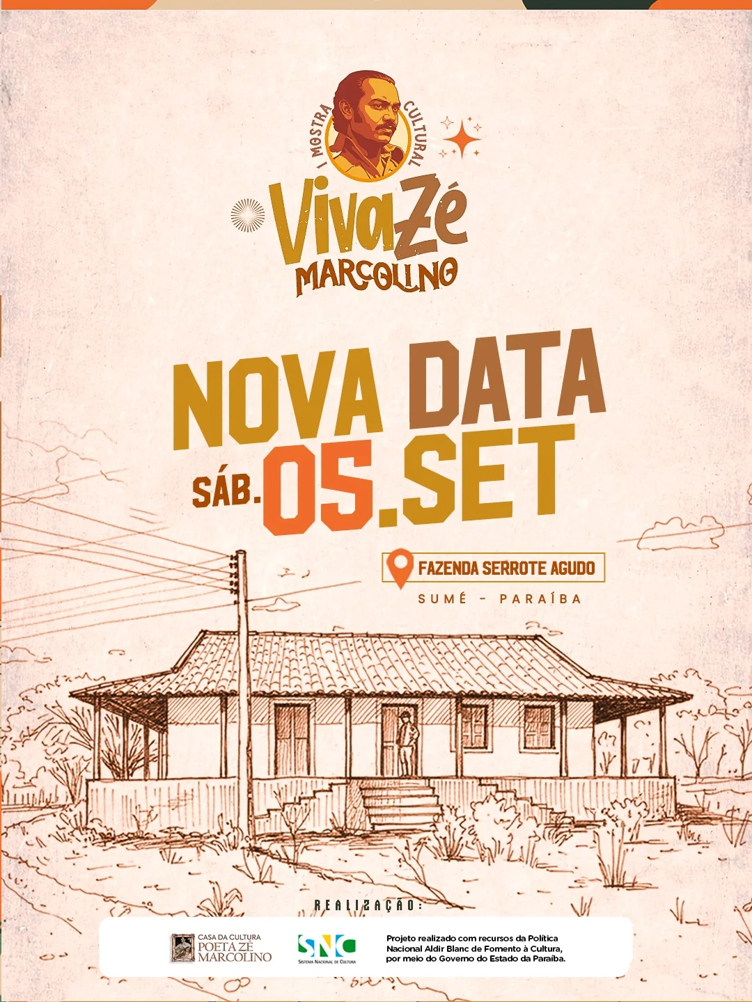 I Mostra Cultural Viva Zé Marcolino será realizada neste sábado (05) e celebra legado de um dos maiores compositores da música nordestina