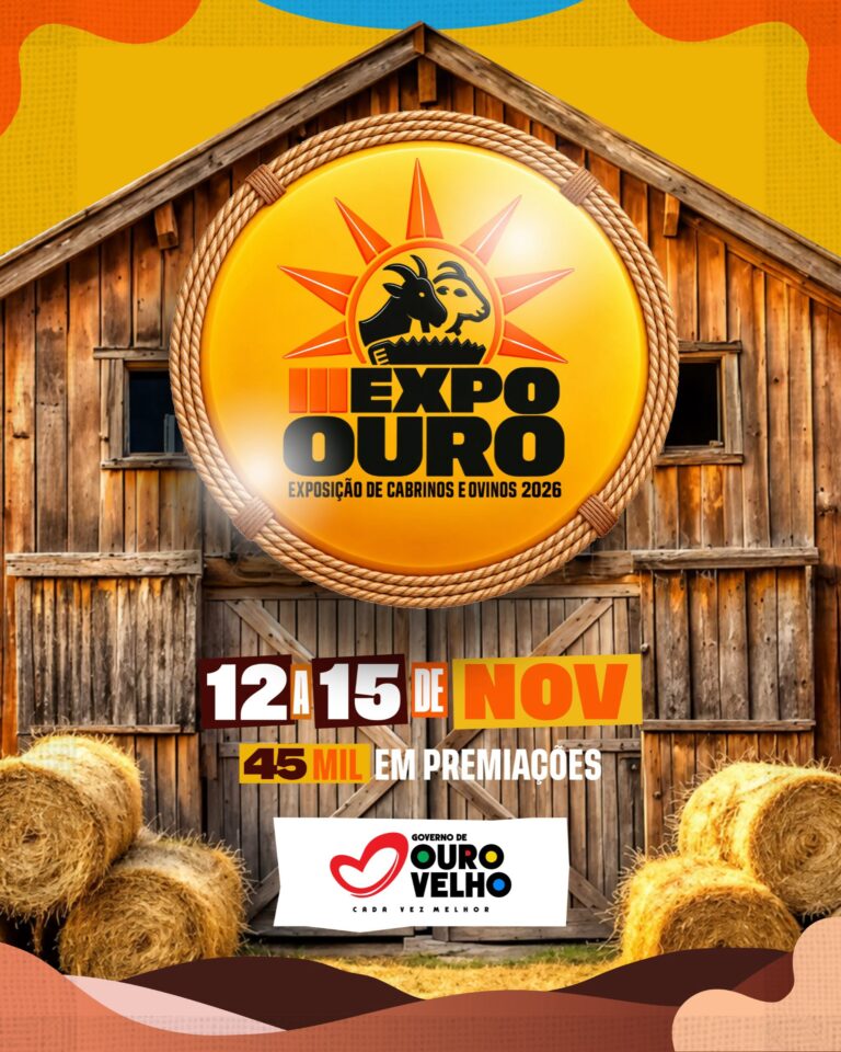 Ouro Velho se prepara para a Expo Ouro 2026 com R$ 45 mil em premiações